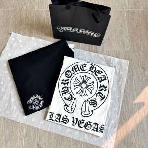 chrome hearts scroll long-sleeve pocket t-shirt